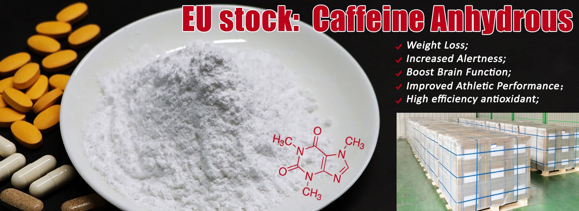 Caffeine Anhydrous powder